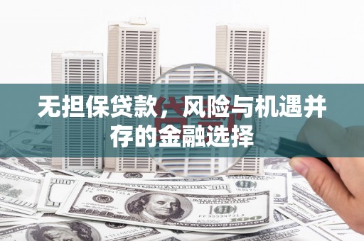 凤县无担保贷款，风险与机遇并存的金融选择