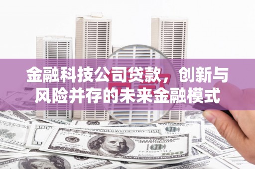 凤县金融科技公司贷款，创新与风险并存的未来金融模式
