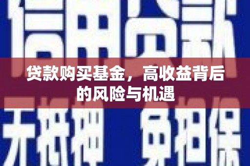 凤县贷款购买基金，高收益背后的风险与机遇