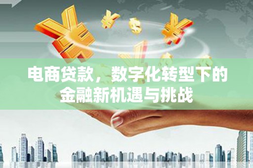 凤县电商贷款，数字化转型下的金融新机遇与挑战
