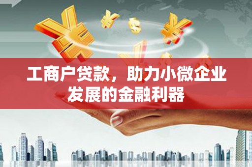 凤县工商户贷款，助力小微企业发展的金融利器