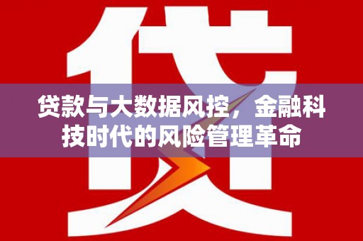 凤县贷款与大数据风控，金融科技时代的风险管理革命