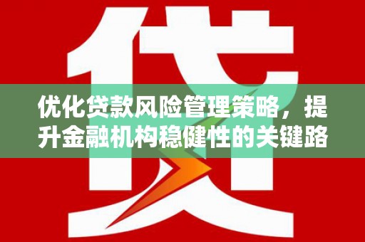 凤县优化贷款风险管理策略，提升金融机构稳健性的关键路径