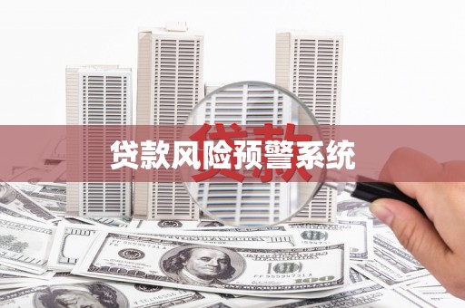 凤县贷款风险预警系统