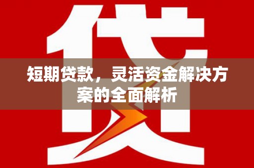 凤县短期贷款，灵活资金解决方案的全面解析