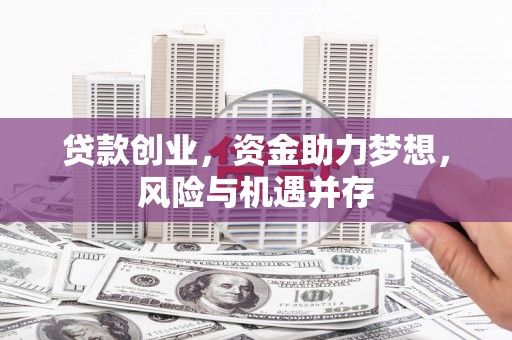 凤县贷款创业，资金助力梦想，风险与机遇并存