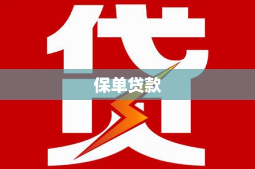 凤县保单贷款
