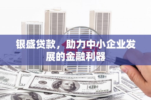 凤县银盛贷款，助力中小企业发展的金融利器