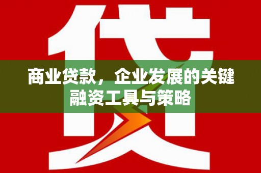 凤县商业贷款，企业发展的关键融资工具与策略