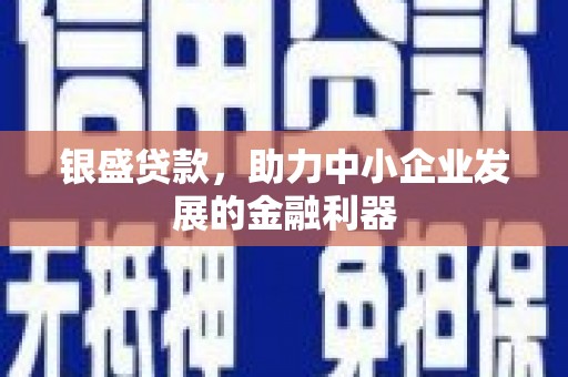 凤县银盛贷款，助力中小企业发展的金融利器