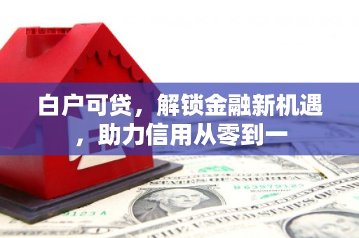 凤县白户可贷，解锁金融新机遇，助力信用从零到一