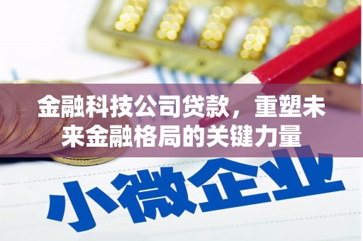 凤县金融科技公司贷款，重塑未来金融格局的关键力量
