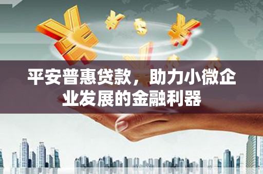 凤县平安普惠贷款，助力小微企业发展的金融利器