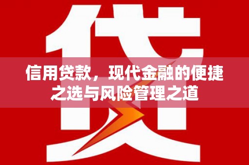 凤县信用贷款，现代金融的便捷之选与风险管理之道