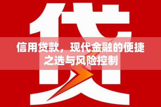 凤县信用贷款，现代金融的便捷之选与风险控制