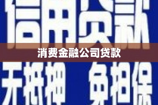 凤县消费金融公司贷款