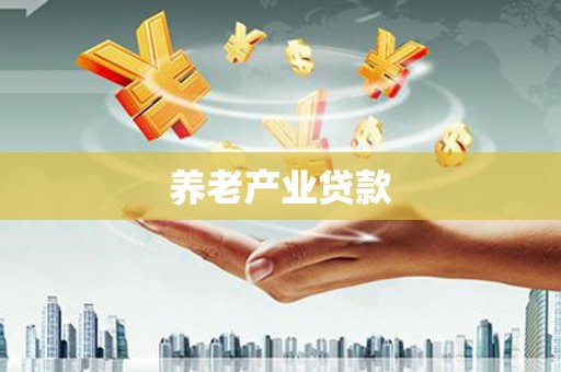 凤县养老产业贷款
