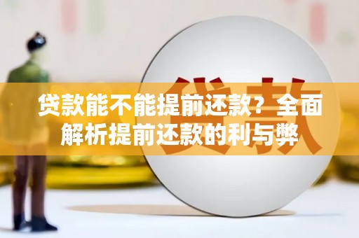 凤县贷款能不能提前还款？全面解析提前还款的利与弊