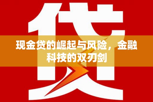 凤县现金贷的崛起与风险，金融科技的双刃剑