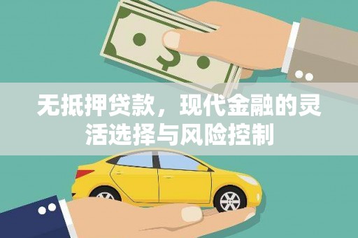 凤县无抵押贷款，现代金融的灵活选择与风险控制
