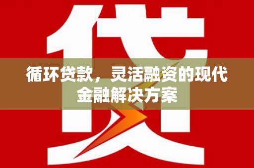 凤县循环贷款，灵活融资的现代金融解决方案