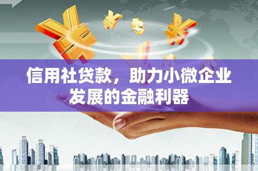 凤县信用社贷款，助力小微企业发展的金融利器