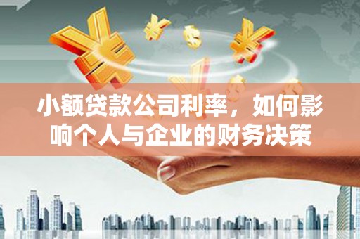 凤县小额贷款公司利率，如何影响个人与企业的财务决策