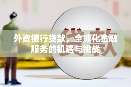 凤县外资银行贷款，全球化金融服务的机遇与挑战