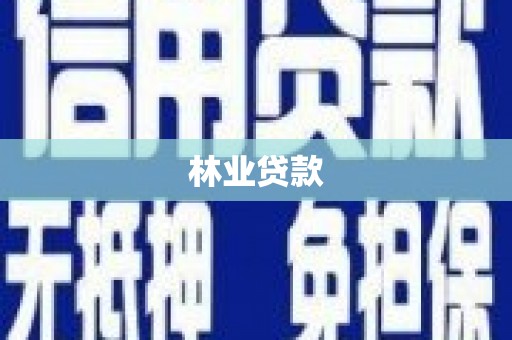凤县林业贷款