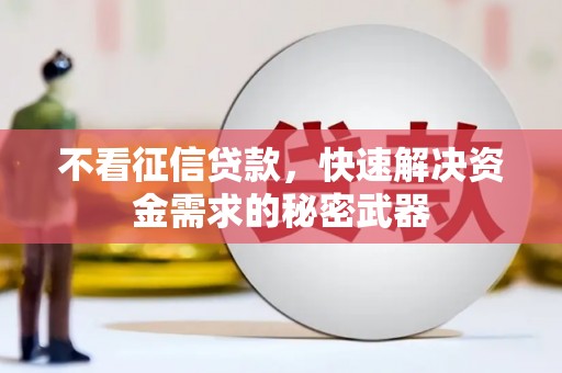 凤县不看征信贷款，快速解决资金需求的秘密武器
