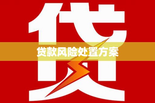 凤县贷款风险处置方案