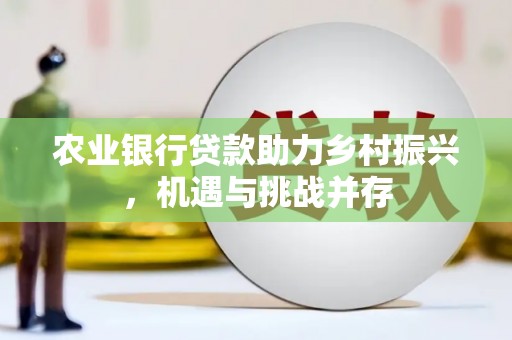 凤县农业银行贷款助力乡村振兴，机遇与挑战并存