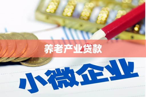 凤县养老产业贷款