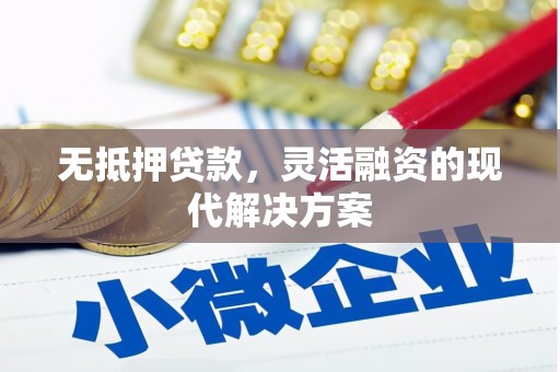 凤县无抵押贷款，灵活融资的现代解决方案
