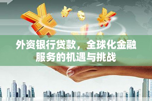 凤县外资银行贷款，全球化金融服务的机遇与挑战
