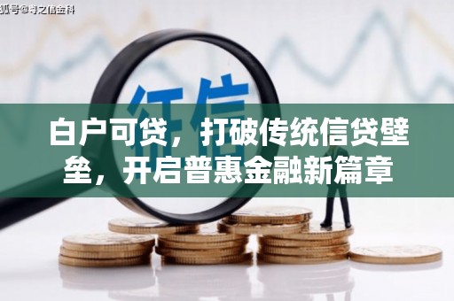 凤县白户可贷，打破传统信贷壁垒，开启普惠金融新篇章