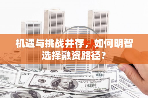 凤县机遇与挑战并存，如何明智选择融资路径？