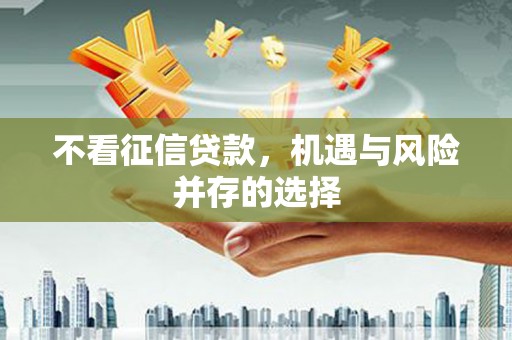 凤县不看征信贷款，机遇与风险并存的选择